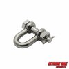 Extreme Max Extreme Max 3006.8339.2 BoatTector Stainless Steel Bolt-Type Chain Shackle - 1/4", 2-Pack 3006.8339.2